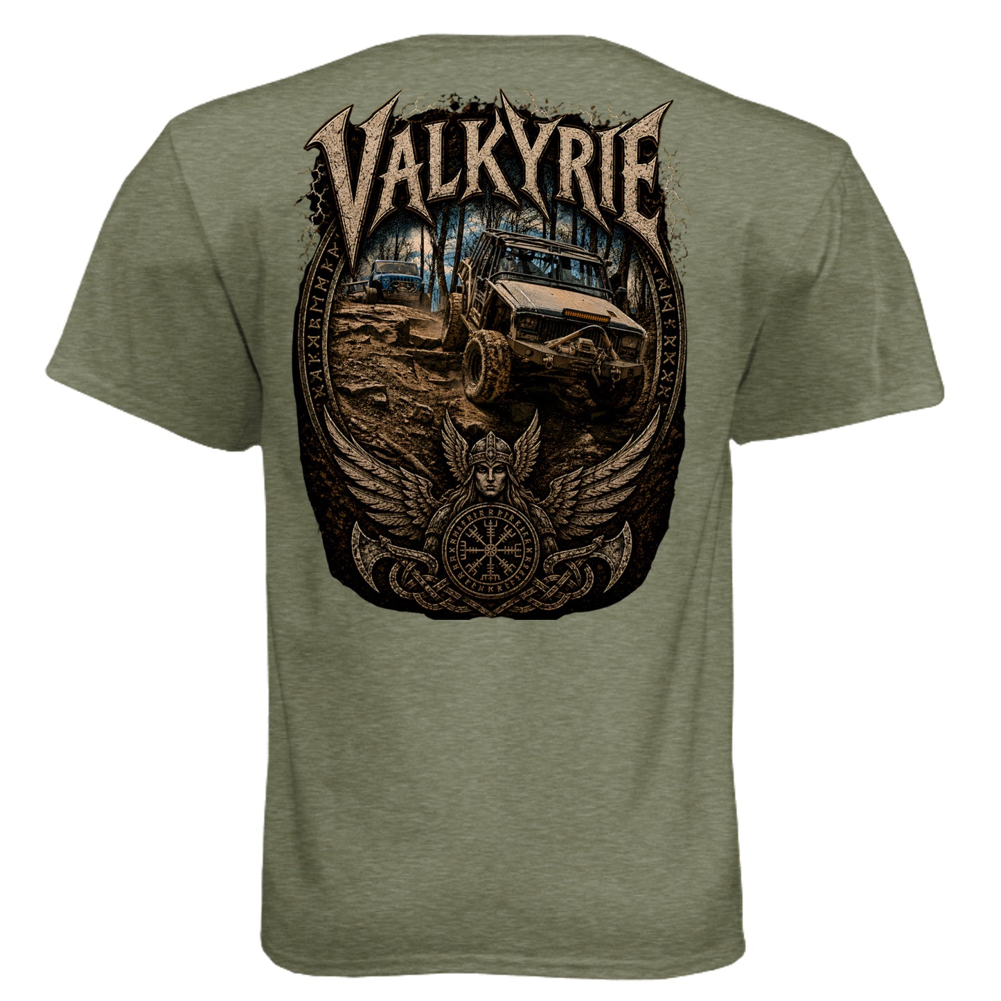 MILITARY GREEN - 6010 - BACK