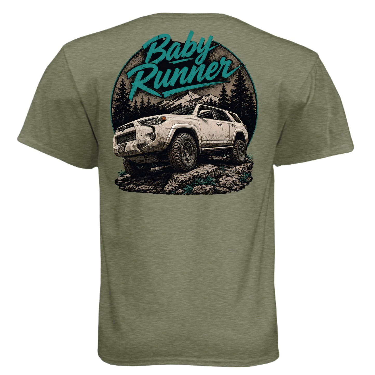 MILITARY GREEN - 6010 - BACK