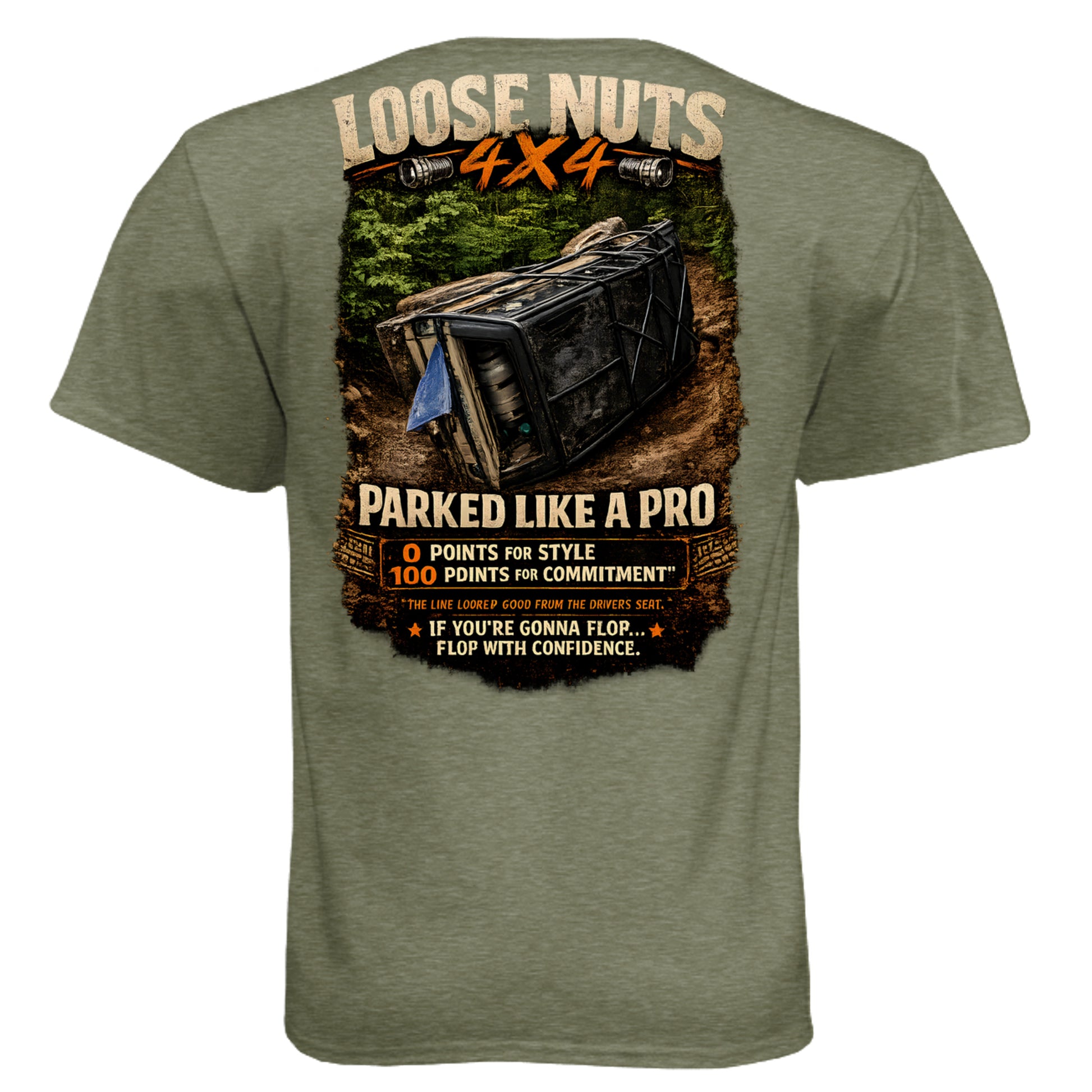 MILITARY GREEN - 6010 - BACK